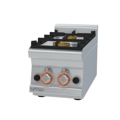 Bếp 2 họng đốt dùng gas Lotus PCT-63G
