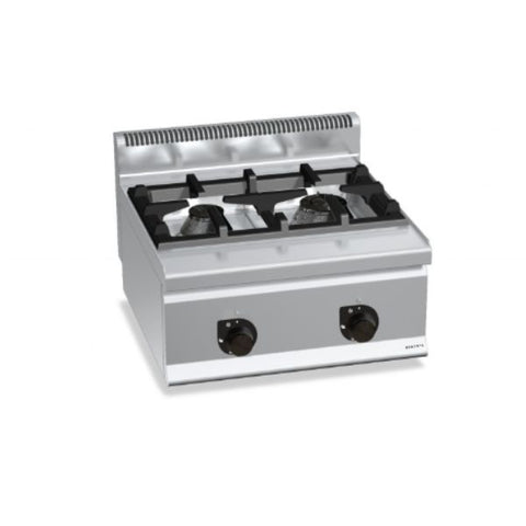 Bếp Âu 2 họng dùng gas Berto's G6F2BH6