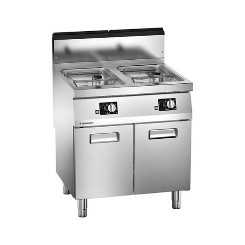 Bếp chiên nhúng 2 họng 16L ANGELO PO 1N1FR4G