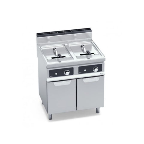 Bếp chiên nhúng đôi dùng điện kèm tủ Berto's E7F18-8M-BF / E7F18-8MS-BF