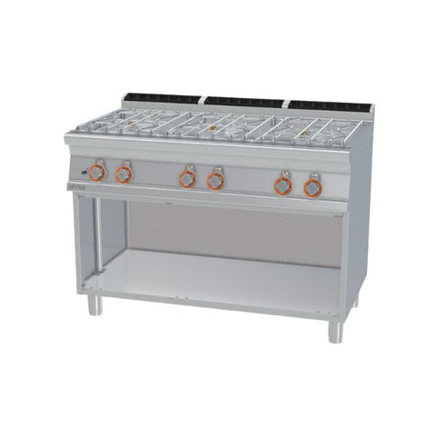 Bếp công nghiệp 6 vùng nấu Lotus PCA-712GP