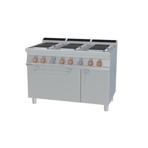 Bếp điện từ 6 vùng nấu kèm lò nướng dùng điện Lotus CFQ6-712ET