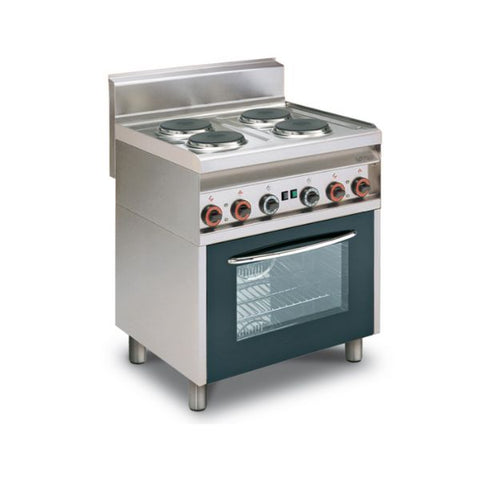 Bếp điện từ công nghiệp có lò nướng Lotus 10,62 KW CF4-8ETS