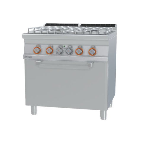 Bếp gas 4 đầu đốt lò nướng điện Lotus 5,32 kW CFV4-78GPE