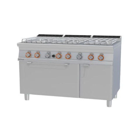 Bếp gas 6 đầu đốt có lò nướng Lotus CF6-712GP