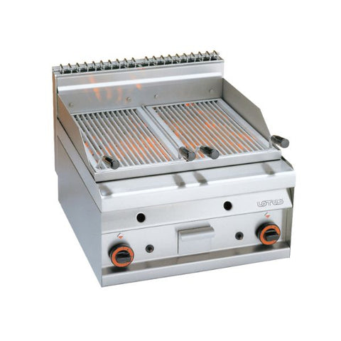 Bếp nướng gas Lavastone bằng thép không gỉ Lotus CW-6G