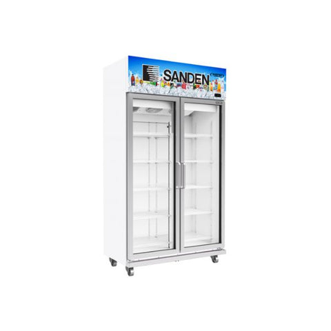 Tủ mát Sanden 2 cánh kính YEM-1105i inverter