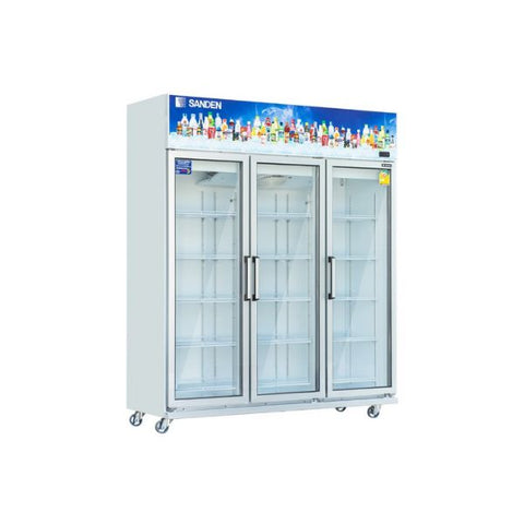 Tủ mát Sanden 3 cánh kính YEM-1605i inverter