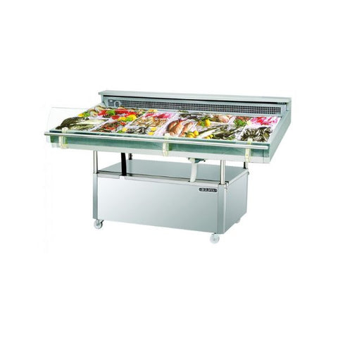 Tủ mát trưng bày thịt cá Berjaya FDC8