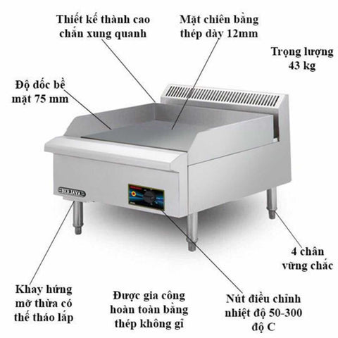 Bếp Chiên Phẳng Dùng Điện Berjaya EG3500-17