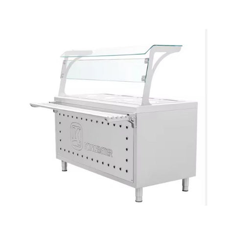 Bàn giữ nóng thức ăn điện có kính trưng bày Kingbetter HHBWF-120/150/180/210