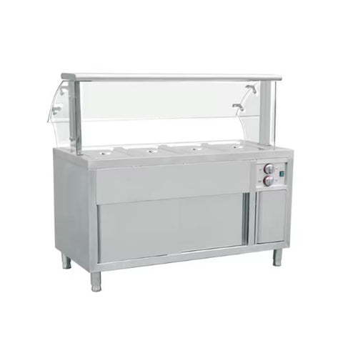 Bàn giữ nóng thức ăn điện có kính trưng bày Kingbetter HHBWT-150/180/210