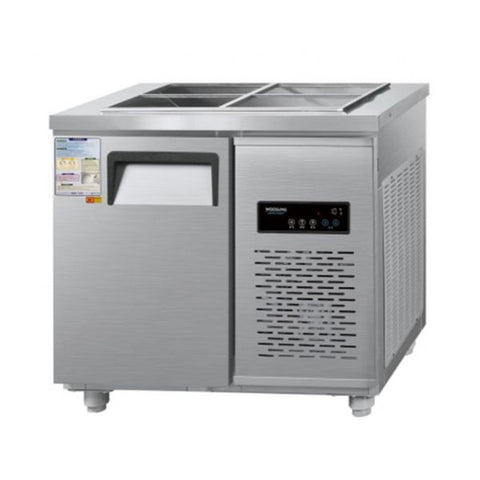 Bàn salad công nghiệp dùng trong nhà hàng dung tích 105L