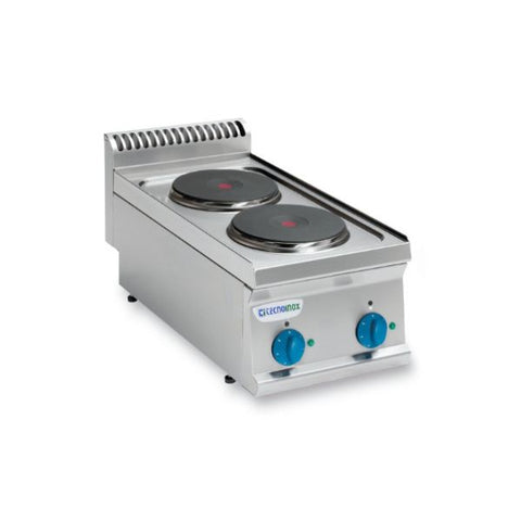 Bếp Âu 2 bếp dùng điện Tecnoinox PCR4E7