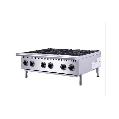 Bếp Âu công nghiệp 6 họng gas Kingbetter E-RQB-6A