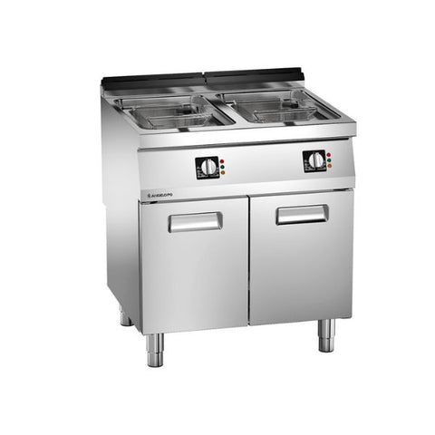 Bếp Chiên Nhúng Dùng Điện 2 Hộc 15+15L ANGELO PO 1S1FR2E