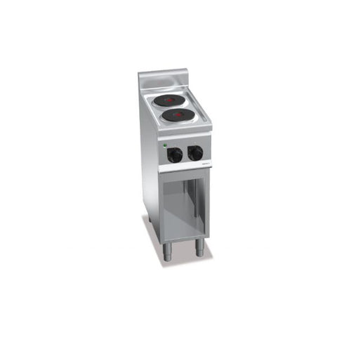 Bếp Âu 2 họng dùng điện kèm tủ Berto's E6P2M