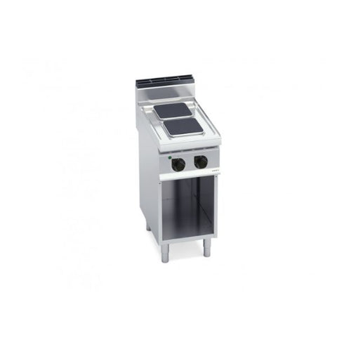 Bếp Âu 2 họng dùng điện kèm tủ Berto's E7PQ2M