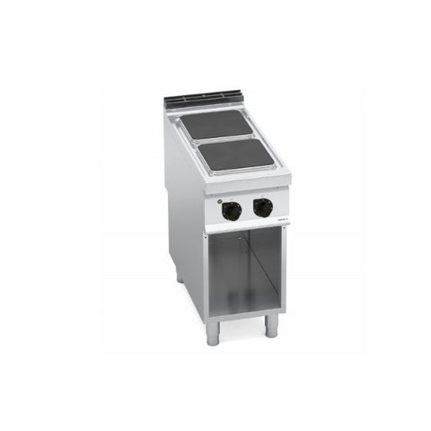 Bếp Âu 2 họng dùng điện kèm tủ Berto's E9PQ2M