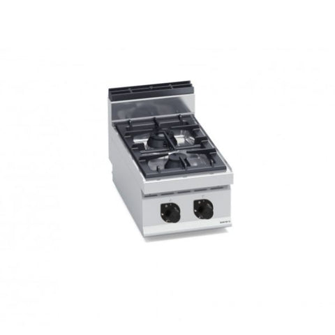 Bếp Âu 2 họng dùng gas Berto's G7F2B / G7F2BP