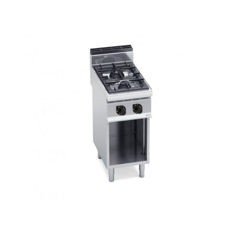 Bếp Âu 2 họng dùng gas kèm tủ Berto's G7F2M / G7F2MP