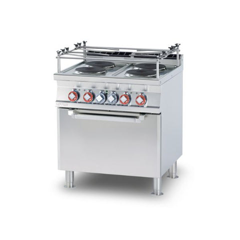 Bếp âu 4 họng có lò nướng Lotus CF4-98ETX cho Marine