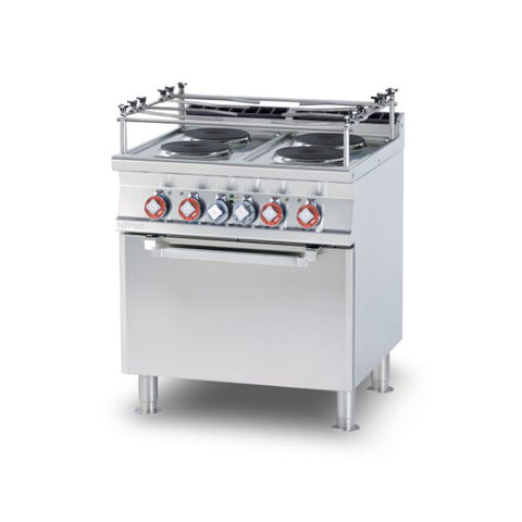 Bếp âu 4 họng có lò nướng Lotus CFV4-98ETX cho Marine