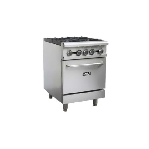 Bếp âu 4 họng có lò nướng dùng gas Eagle GR4BO