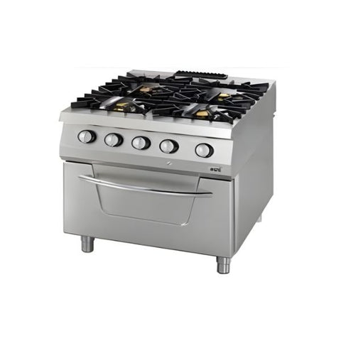 Bếp âu 4 họng có lò nướng dùng gas Ozti OSOGEF 8070L