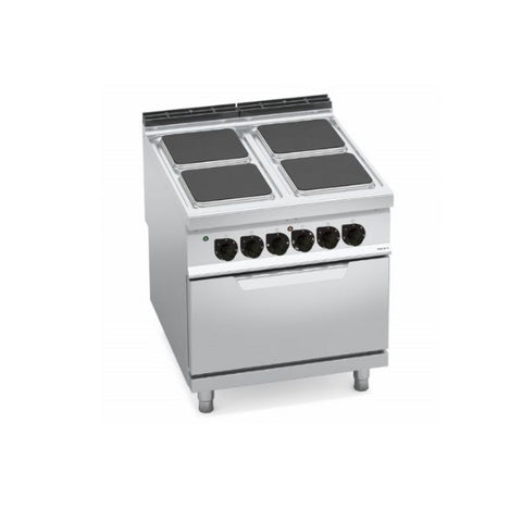 Bếp Âu 4 họng dùng điện có lò nướng Berto's E9PQ4+FE
