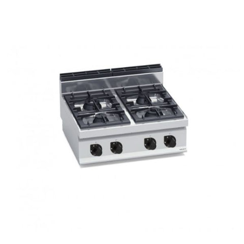 Bếp Âu 4 họng dùng gas Berto's G7F4B / G7F4BP