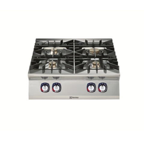 Bếp Âu 4 họng dùng gas Electrolux 900XP (1x10 kW, 3x6 kW) 391002 (E9GCGH4C00)