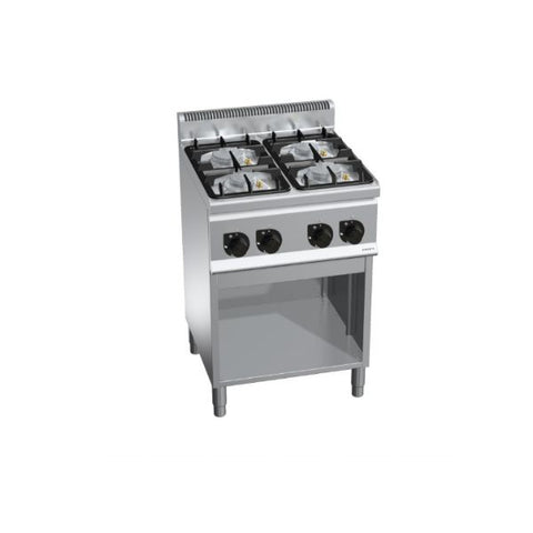 Bếp Âu 4 họng dùng gas kèm tủ Berto's G6F4MPW