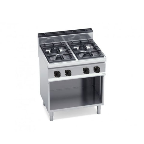 Bếp Âu 4 họng dùng gas kèm tủ Berto's G7F4M / G7F4MP