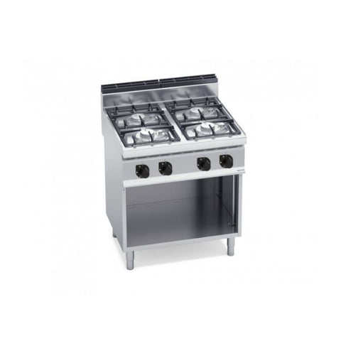 Bếp Âu 4 họng dùng gas kèm tủ Berto's G7F4MPW