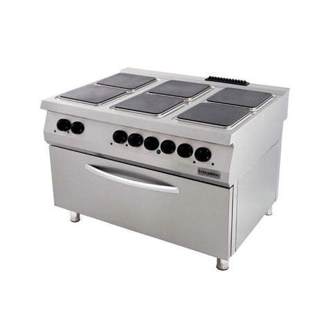 Bếp âu 6 họng có lò nướng Ozti OSOEF 12090 S