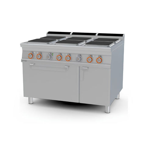 Bếp âu 6 họng điện có lò nướng điện Lotus CFQ6-912ETV