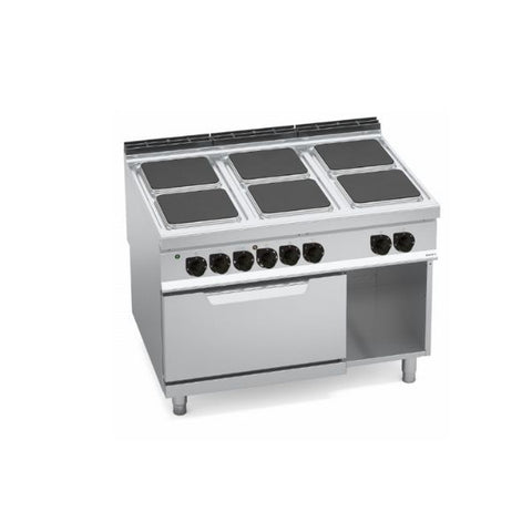 Bếp Âu 6 họng dùng điện có lò nướng Berto's E9PQ6+FE