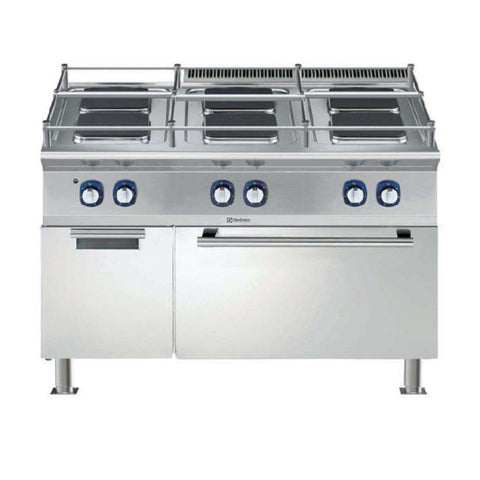 Bếp Âu 6 họng dùng điện có lò nướng Electrolux E7ECML6Q25 Marine