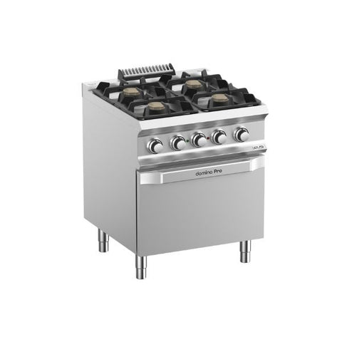 Bếp âu dùng gas 4 họng MBM FB77FEXL có lò nướng điện