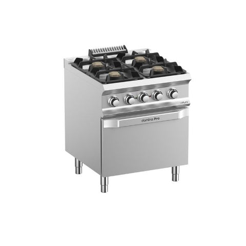 Bếp âu dùng gas 4 họng MBM FB77FEXS có lò nướng điện