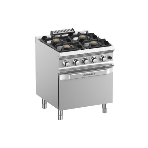 Bếp âu dùng gas 4 họng MBM FB77FGXS có lò nướng