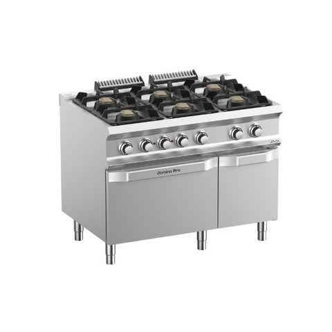 Bếp âu dùng gas 6 họng MBM FB711AFEXS có lò nướng điện