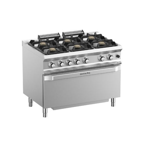 Bếp âu dùng gas 6 họng MBM FB711FGMXL có lò nướng