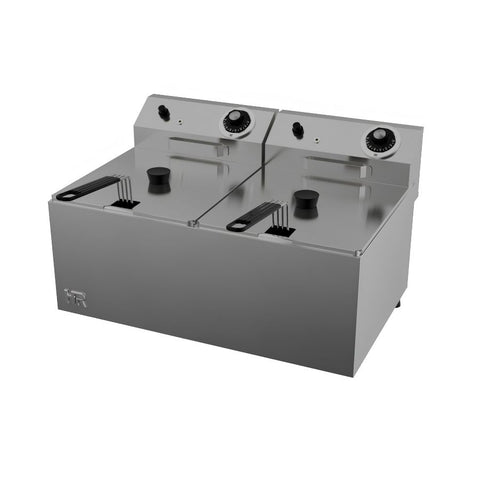 Bếp chiên nhúng điện đôi HR Fainca FD6L6L