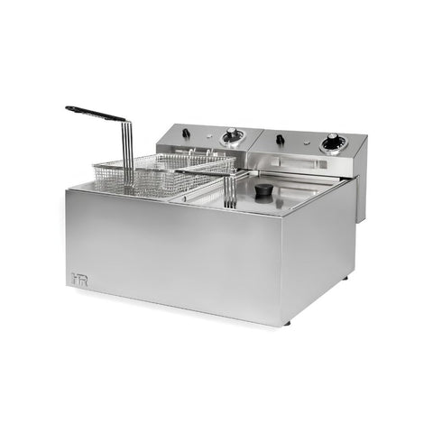 Bếp chiên nhúng điện đôi HR Fainca FD8L8LARS