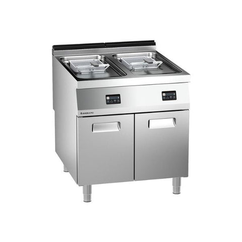 Bếp chiên nhúng đôi dùng điện 15+15L ANGELO PO 1N1FR6ED