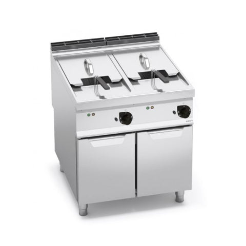 Bếp chiên nhúng đôi dùng điện kèm tủ Berto's E9F22-8MS