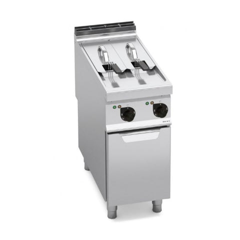 Bếp chiên nhúng đôi dùng điện kèm tủ Berto's E9F7+7-4M