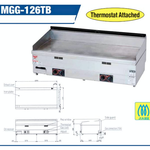 Bếp chiên phẳng dùng gas Maruzen MGG-126TB